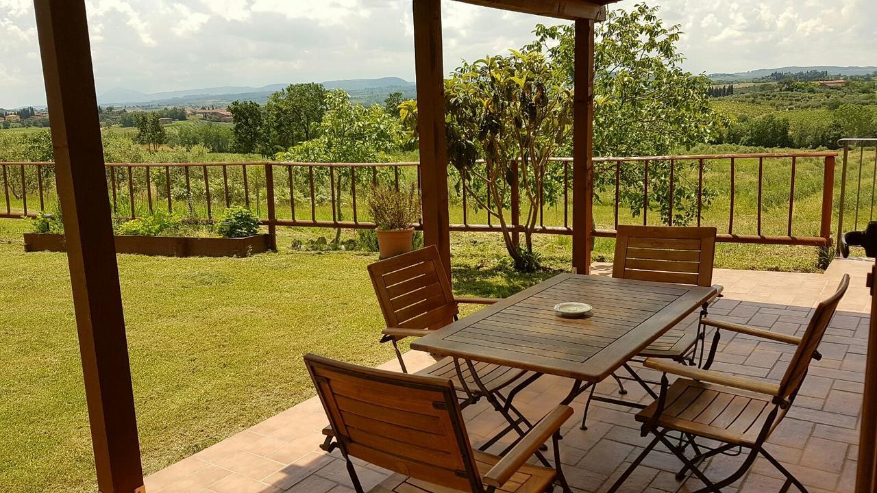 アッバディーア・ディ・モンテプルチャーノ Casina Di Pacinaヴィラ エクステリア 写真